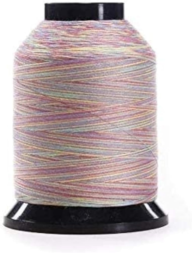 FINESSE Variegated Thread | 100% Polyester, 3ply, 50wt | 1100yds Stackable Thread Cones for Quilting and Sewing… (Pastels) - Image 1