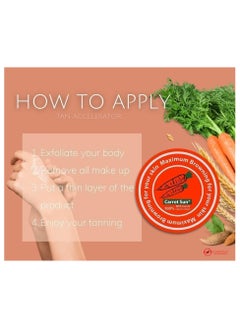 Carrot Sun Accelerator Tanning Carrot and Henna For Quick Bronze Tan 350ml Carrot Sun  - Image 3