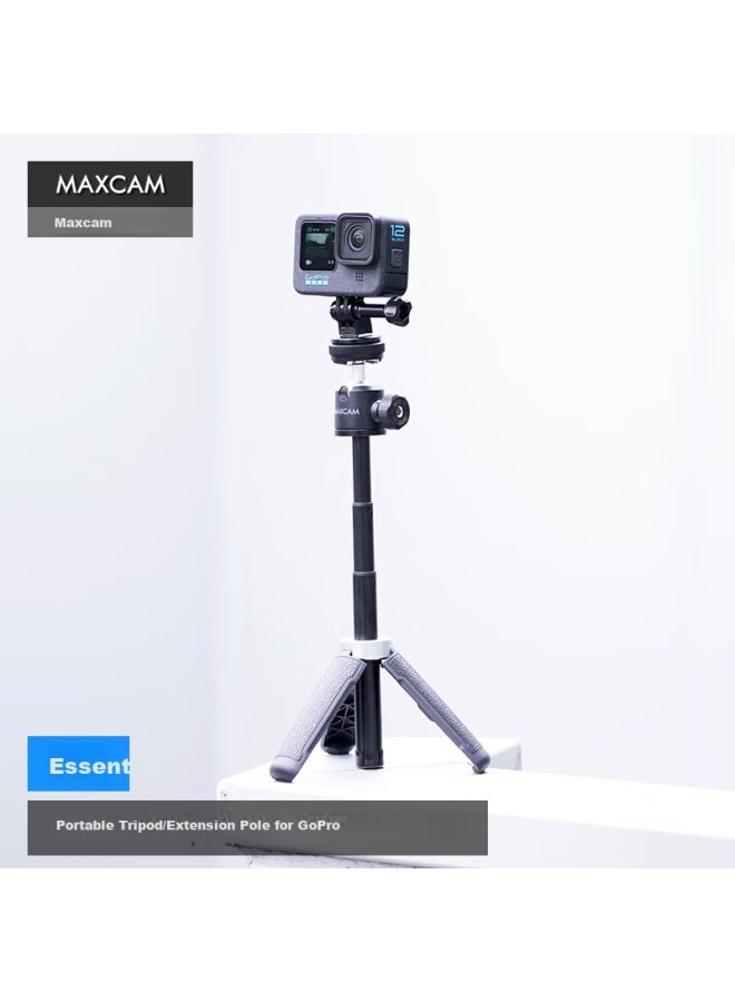 MAXCAM ماكسكام / مكسكام لجهاز يينغشي آيس برو 2 / جوبرو 13 / 12 / 11 كاميرا رياضية عصا سيلفي صغيرة محمولة عمود تمديد حامل ثلاثي القوائم ملحقات سطح المكتب - Image 1