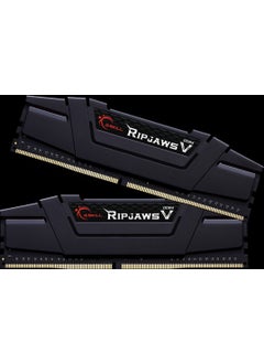 G.Skill شريحة رام ريبجاوز V سوداء 16جيجابايت (2x8جيجابايت) 3200ميجاهرتز DDR4 (F4-3200C16D-16GVKB)  - Image 2