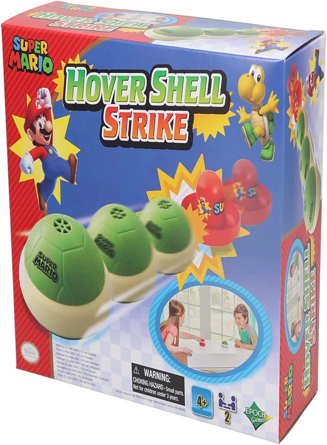 EPOCH Games Super Mario Hover Shell Strike - Tabletop or Floor Multiplayer Sports Game for Ages 4+ - Image 1