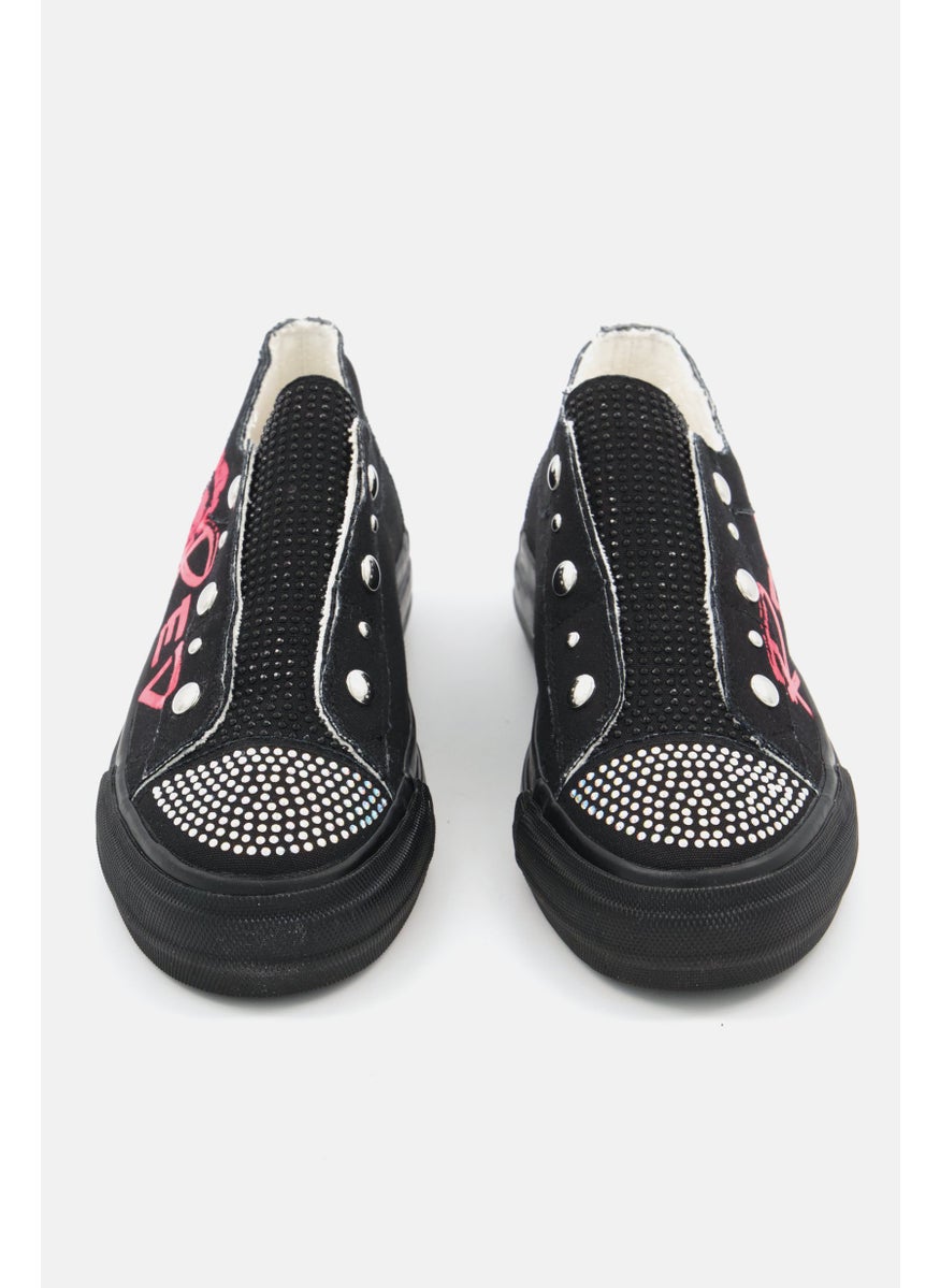 Red by Marc Ecko - Women Poppy158L Slip On Casual Shoes, Black - Image 1