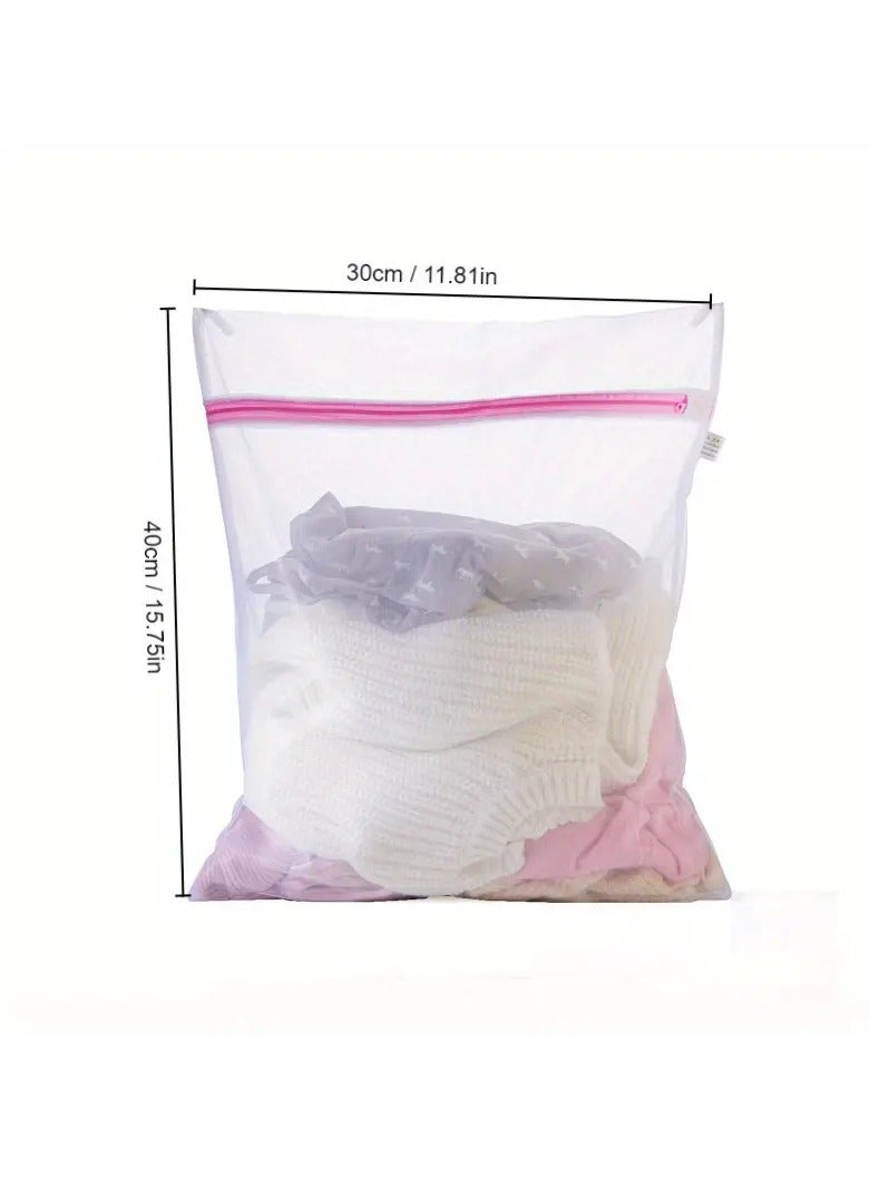 1pc Washing Bags For Assortment Clothes, Mesh Laundry Washing Bags, Premium Zipper Travel Storage Organizer, Clothes Wash Guard Bags, Suitable For Laundry, Shirt, Bra, Sock  - Image 2
