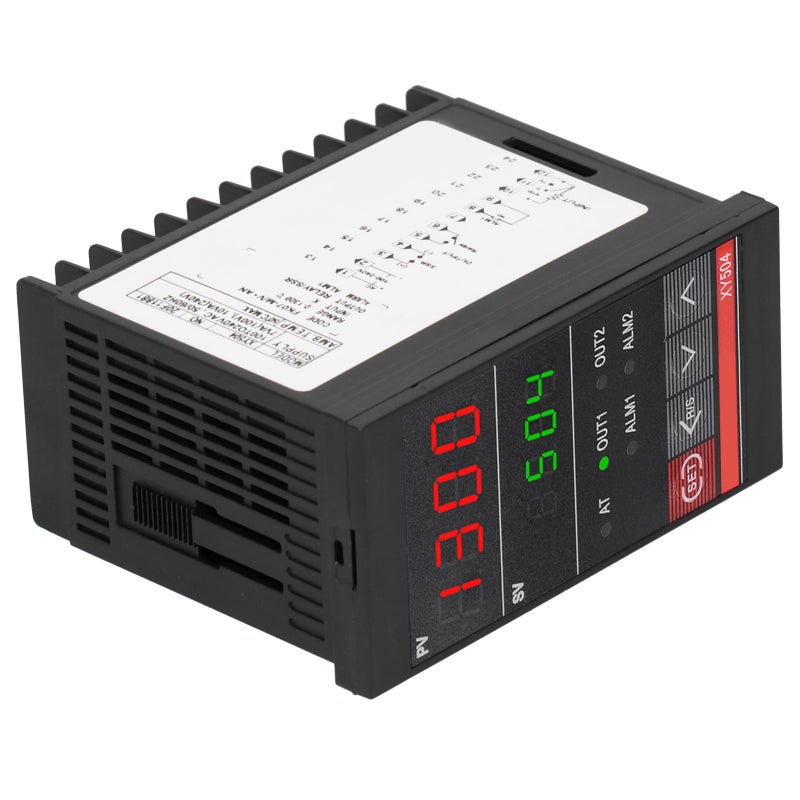 Intelligent PID Temperature Controller 100-240VAC 0-1300℃ Dual Display - Auto Tuning Universal Input 48x96mm for Kiln Furnace Oven Incubator - Image 3