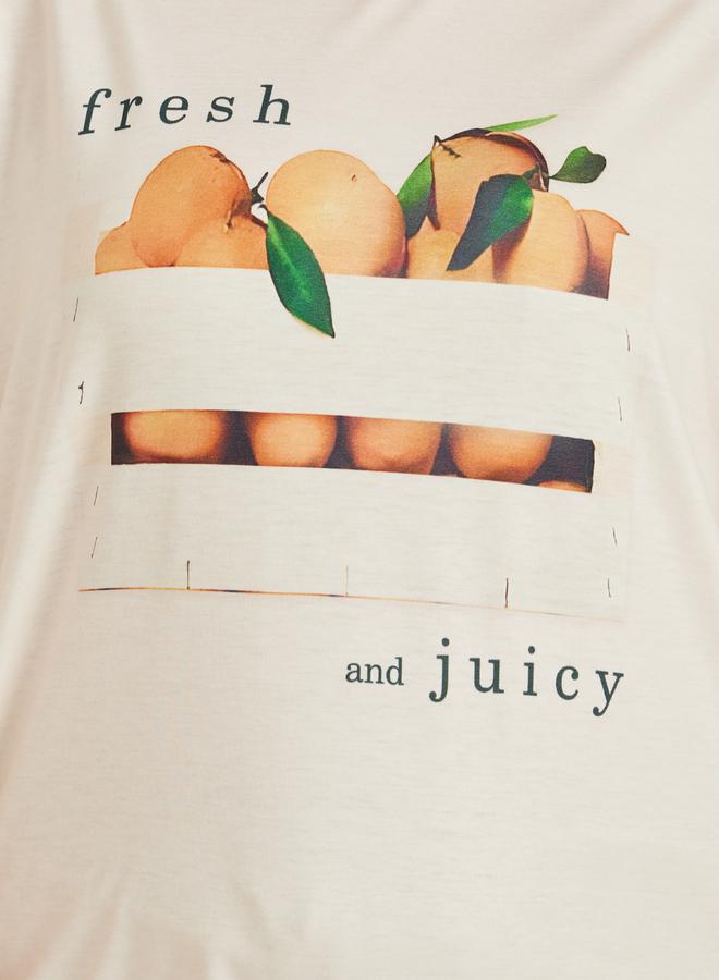 Styli Plus Size Graphic Print Dropped Shoulder Oversized T-Shirt - Image 4