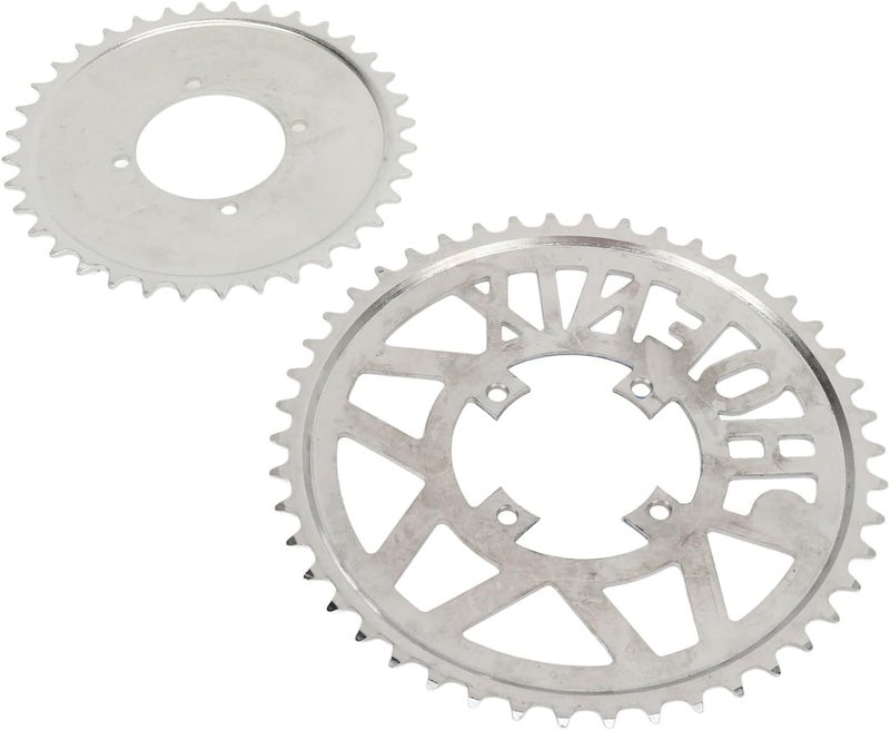 410 Chain Sprocket Set, Metal Steel 410 Flower Disc Sprocket, Durable 410 Rear Sprocket for DIY Scooters Beach Bikes Motorcycle, Smooth Operation with Easy Installation, Perfect Fi - Image 3