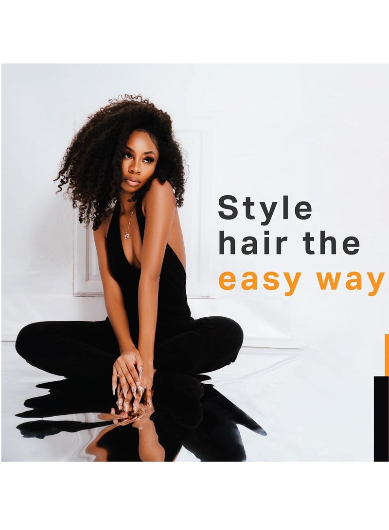 AmPro Pro Styl Argan Oil Styling Gel - Moisturizes and Conditions Your Strands - Non-Flaking, Alcohol Free, Vegan Formula - Creates Flexible, Touchable Hold for All Hair Textures - 10 oz