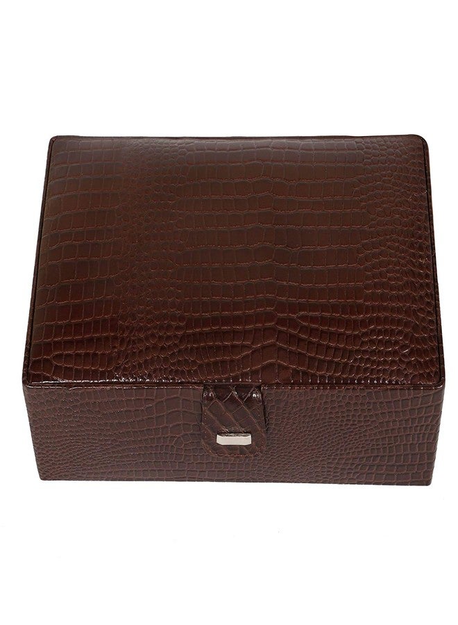 Red Cherry Leather Bangle Box for Women | Elegant Bangle Organizer & Storage Box | Jewellery Box for Bangles | Travel-Friendly Bangle Case | Gift for Women & Girls - Image 1