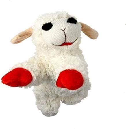 Multipet Lamb Chop | Lamb Chop Dog Toy | Lamb Chop Squeaker Toy | Officially Licensed (White, 10") - Image 1