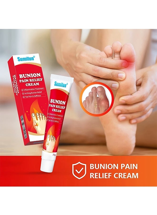 Sumifun Healing Ointment for Gout 20g，Toe Joint Valgus Corrector Cream, Healing Ointment For Gout Topical Arthritis Pain Relief For Joint Toe Relief Stiffness Gout Cream, Bunion Cream For Bunion And Toe Swelling - Image 2