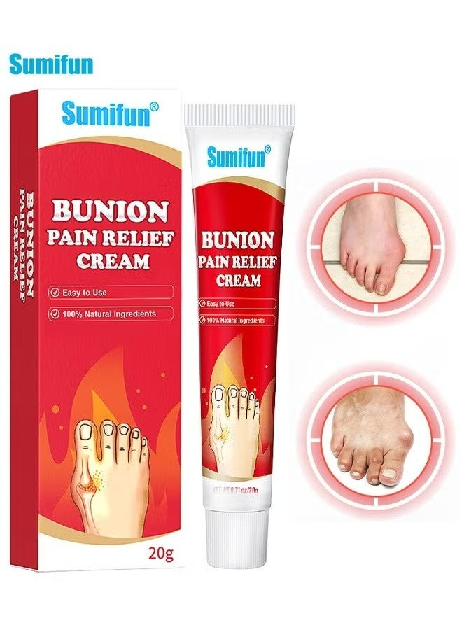 Sumifun Healing Ointment for Gout 20g，Toe Joint Valgus Corrector Cream, Healing Ointment For Gout Topical Arthritis Pain Relief For Joint Toe Relief Stiffness Gout Cream, Bunion Cream For Bunion And Toe Swelling - Image 4