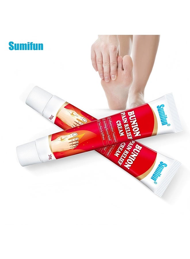Sumifun Healing Ointment for Gout 20g，Toe Joint Valgus Corrector Cream, Healing Ointment For Gout Topical Arthritis Pain Relief For Joint Toe Relief Stiffness Gout Cream, Bunion Cream For Bunion And Toe Swelling - Image 1