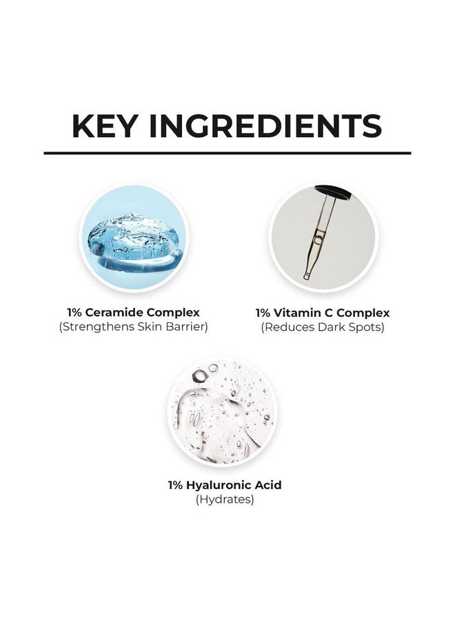 Ceramide & Vitamin C Long Lasting Sunscreen Spf 50+ Pa++++|For 6 Hrs Advanced Uv & Tan Protection|No White Cast Water & Sweatresistant|Nongreasy & Quickabsorbing |For Women & Men |50G