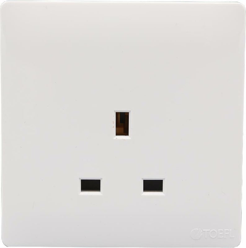 TOEFL 13A Triple Power Socket – Piano White - Image 2