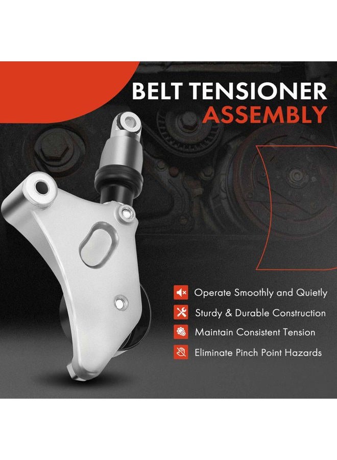 A-Premium Belt Tensioner Assembly with Pulley Compatible with Toyota RAV4 2001-2005, Solara, Camry 2002-2006, Highlander 2001-2007 & Scion tC 2005-2010, Replace# 166200W110, 1662028010 - Image 2