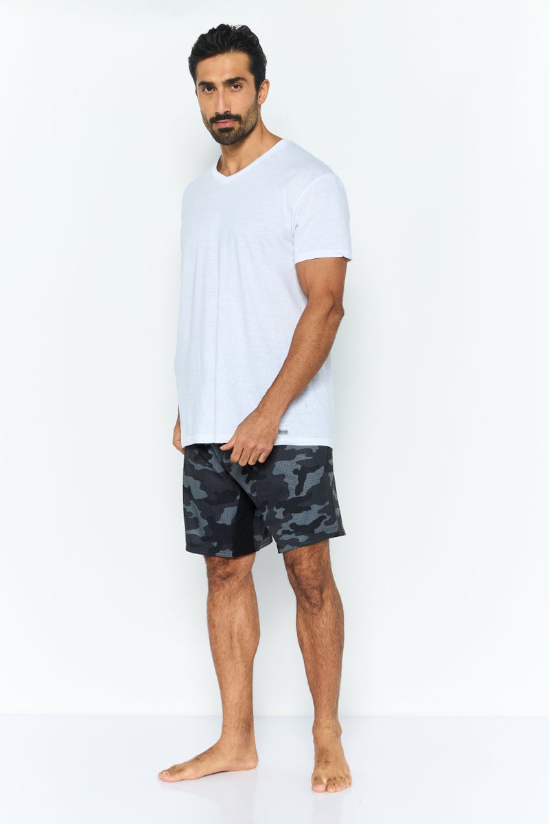 Burnside Men Camouflage Board Shorts Swimwear, Multicolor - Image 4