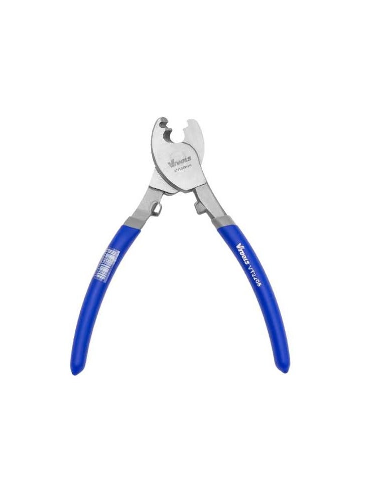 VTOOLS 6 Inch Cable Cutter Heavy Duty Carbon Steel Wire Cutter Dipped Handle Cutter for Aluminum, Copper Communications Cable - Image 1