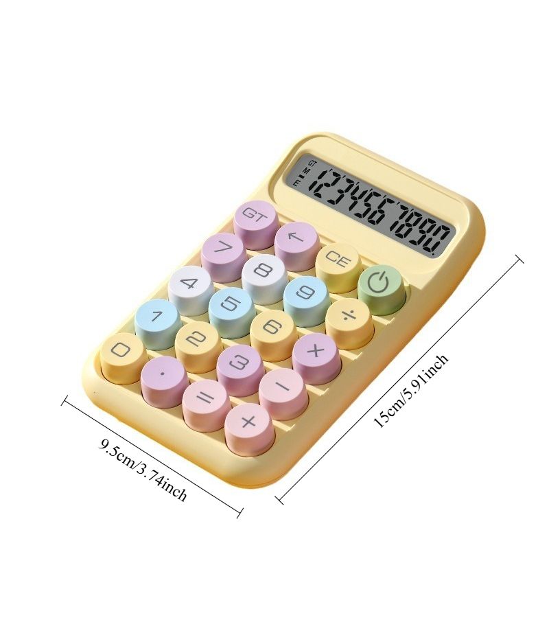 White Scientific Calculator With Large Digital Display Durable Precise For Office And School Use - Image 4