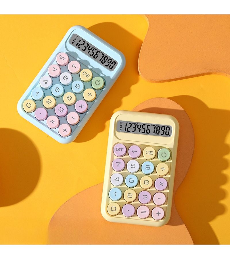 White Scientific Calculator With Large Digital Display Durable Precise For Office And School Use - Image 3