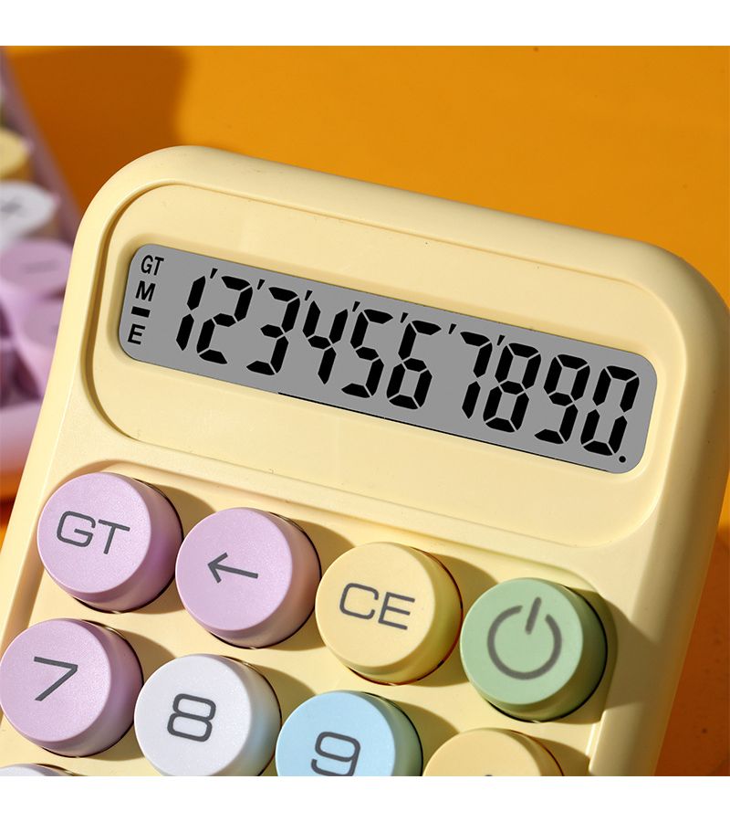 White Scientific Calculator With Large Digital Display Durable Precise For Office And School Use - Image 2
