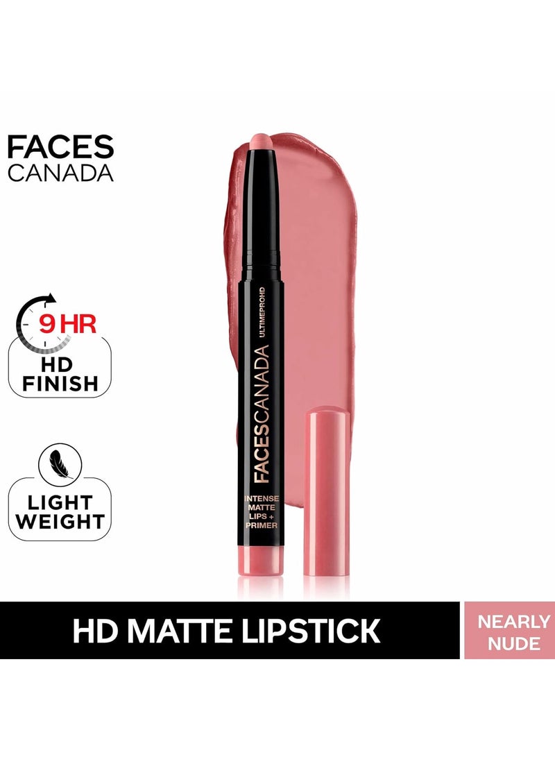 FACES CANADA Ultime Pro HD Intense Matte Lipstick Nearly Nude 1.4g - Image 2