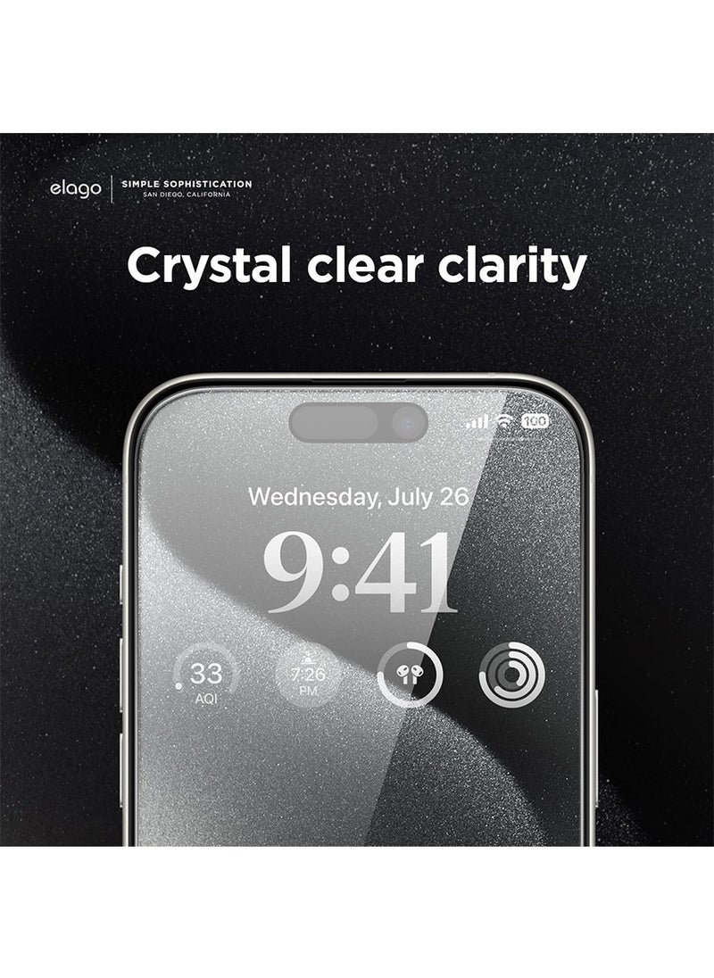Elago Privacy Tempered Glass for iPhone 15 Pro MAX Screen Protector - [28degree 1 Pack]  - Image 5