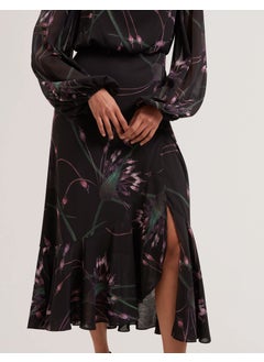 Ted Baker Printed Neck Tie Detail Dress  - Image 3