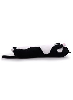 MAGIC VAULT Cat Stuffed Animal Plush Pillow – Cute Long Cat Body Pillow, Soft Kitten Plush Toy, Cat Stuffed Animal for Kids, Girlfriend Gift, Cozy Decorative Throw Pillow (50CM, Black)  - Image 4