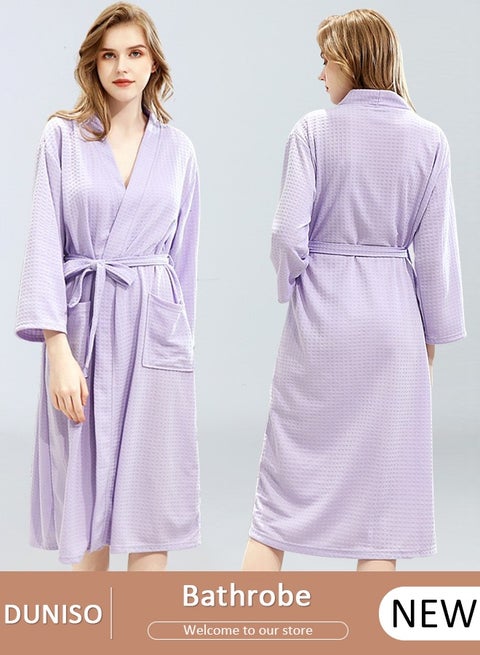 Women's Robe Lightweight Soft Kimono Robes Loungewear with Long Sleeve Side Pockets Sleepwear Spa Robe Nightwear Nightgown Women Water Bathrobe Bridesmaid Robes Dressing Gown Autumn Robe