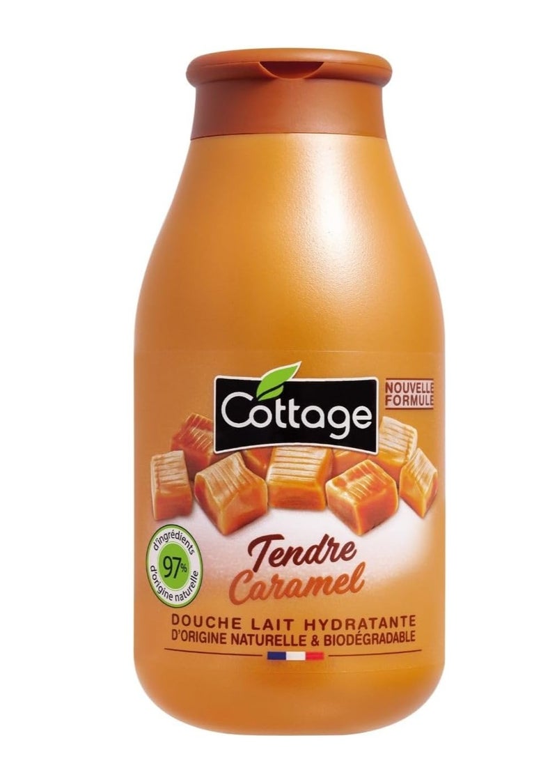 Cottage Moisturizing Shower Gel with Caramel, 250 ml