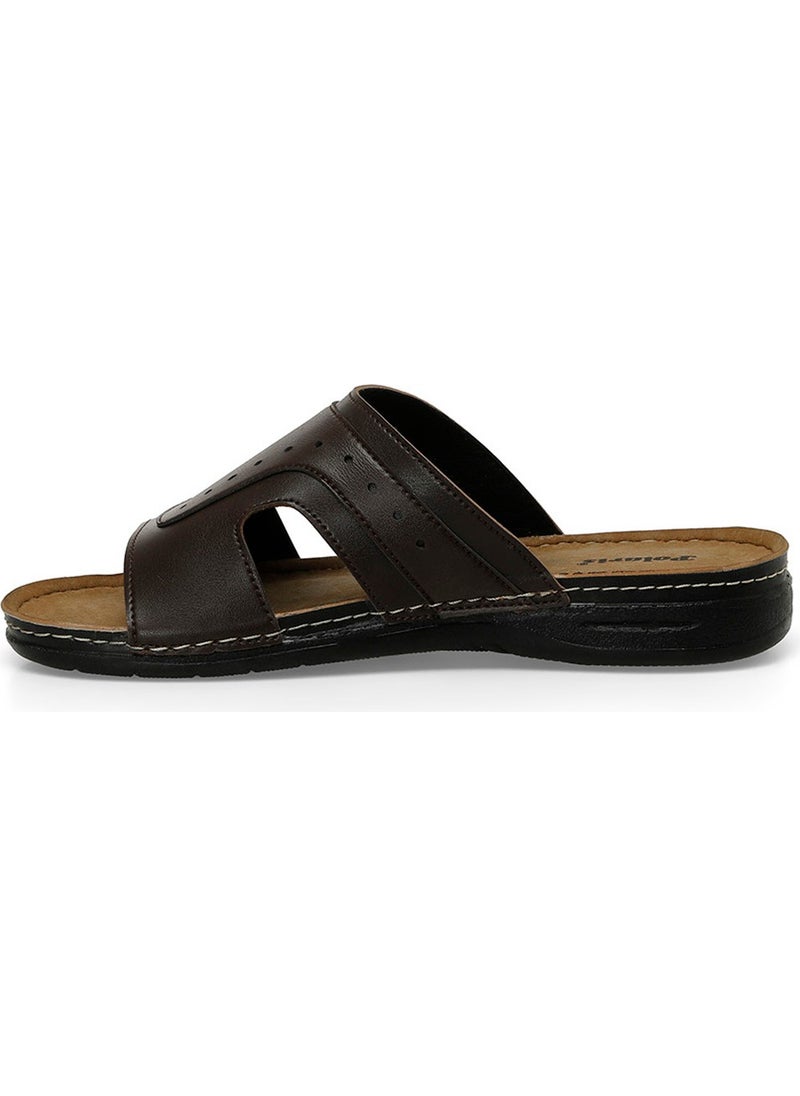 Polaris - 107416.M 4fx Brown Men's Slippers - Image 1
