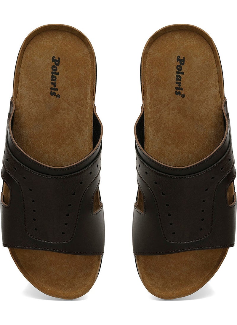 Polaris - 107416.M 4fx Brown Men's Slippers - Image 1