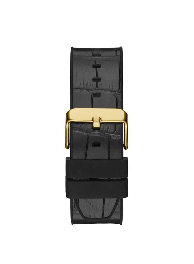 GUESS Mens Black Green Dial Multi-function Watch - GW0492G3 - Image 5