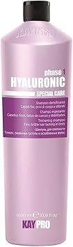 KEPRO Kay Pro Thickening SHAMPOO with HYALURONIC ACID for fine brittle Hair lacking in body 1000ml
