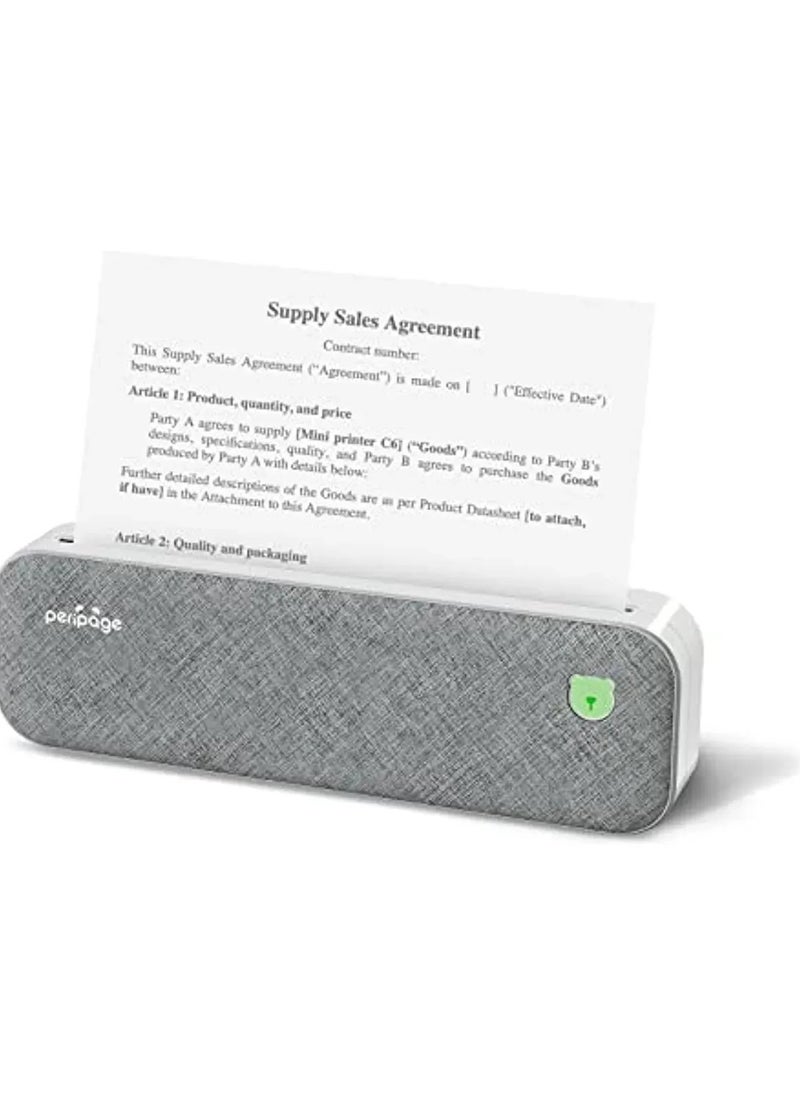 Generic Wireless Portable Thermal Printers Inkless Mobile Printer Compatible With iOS Android And Laptop with A4 Thermal Paper Roll  - Image 1