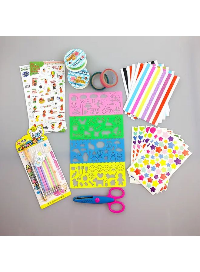Creative Student Stationery Set 4pcs Rulers Multi Clock Graphic Flower Cute Handwriting Practice Drawing Rulers - Image 2