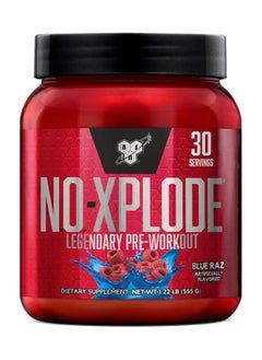 BSN BSN, No-Xplode, Pre Workout, 555g, Blue Raz, 30 Servings  - Image 1