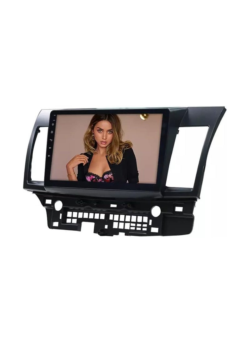 SHEZA STAR - Android Car Stereo for Mitsubishi Lancer 2007-2017 6GB RAM 128GB ROM Support SIM Card,Apple Carplay,Mirror-Link Wi-Fi BT, Radio GPS Navigation,10 Inch IPS Touch Screen with Backup Camera Included - Image 1