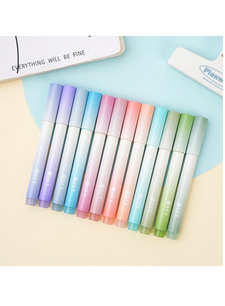 Generic Four-piece highlighter set, assorted colors, biblical highlighters and pens without bleed, aesthetic highlighters with soft chisel tips, cute highlighters, bible study supplies and aesthetic school supplies  - Image 3