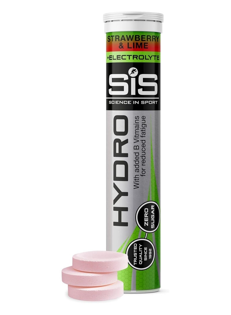 SIS Strawberry & Lime Electrolyte - SIS -  Science in Sport - Hydro with added B Vitamins - Trusted Quality Since 1992,With Vit B6 for reducing Fatigue Zero sugar, 20 x 4.5 g - Image 2