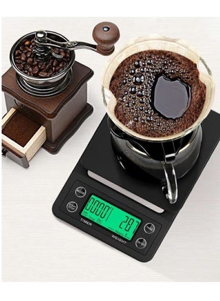 Kitchen Electronic Coffee Scale LED Backlight Display High-precision Sensor With Timing Function and Thermal Insulation Pad Maximum Weight 3 kg Baking Electronic Scale Battery Scale - pzsku/Z890BB8C50E69BD2D5C8AZ/45/1746228445/e735ca80-43cc-4328-9866-a299fd8c3325