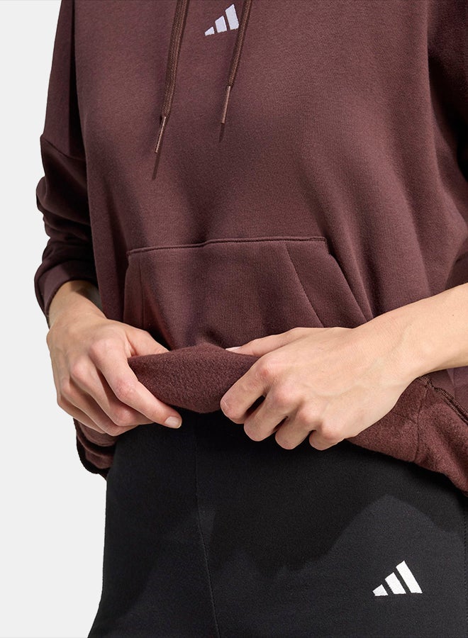 Adidas Essentials Small Logo Feel Cozy Hoodie - Image 5