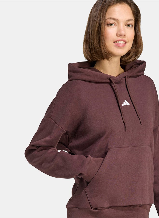 Adidas Essentials Small Logo Feel Cozy Hoodie - Image 4