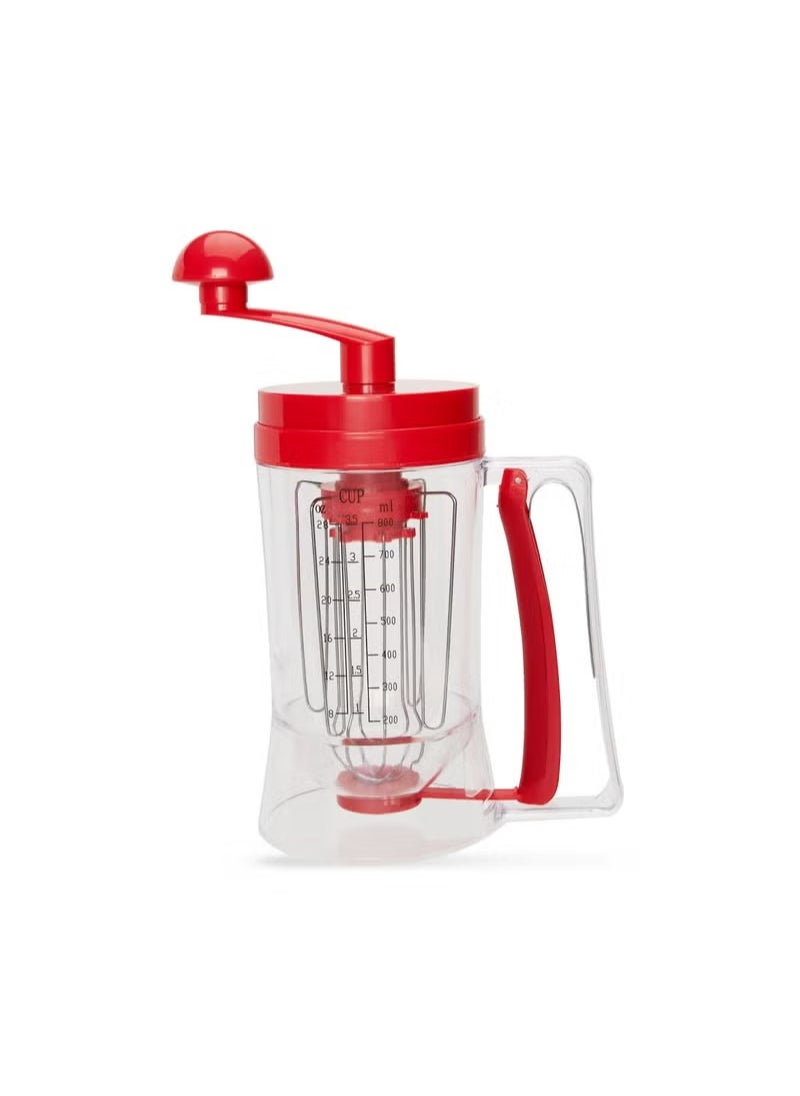 Rock Pow Manual Pancake Machine Red/Clear  - Image 1