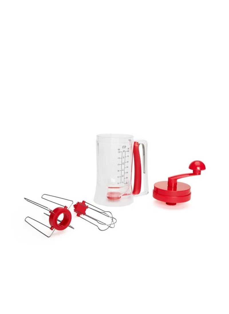 Rock Pow Manual Pancake Machine Red/Clear  - Image 2