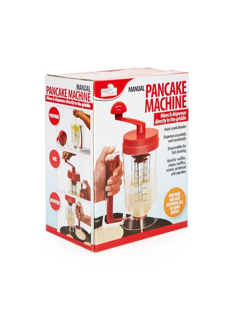 Rock Pow Manual Pancake Machine Red/Clear  - Image 3