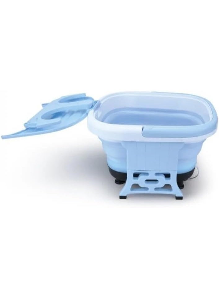 LC Electric Foot Massager With Heat Bubble And Timer Foldable Massage Tub For Relaxation And Improve Blood Circulation 450w  - Image 2