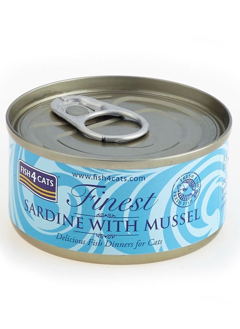 fish4cats Sardine with Mussel Cat Wet Food 70g 