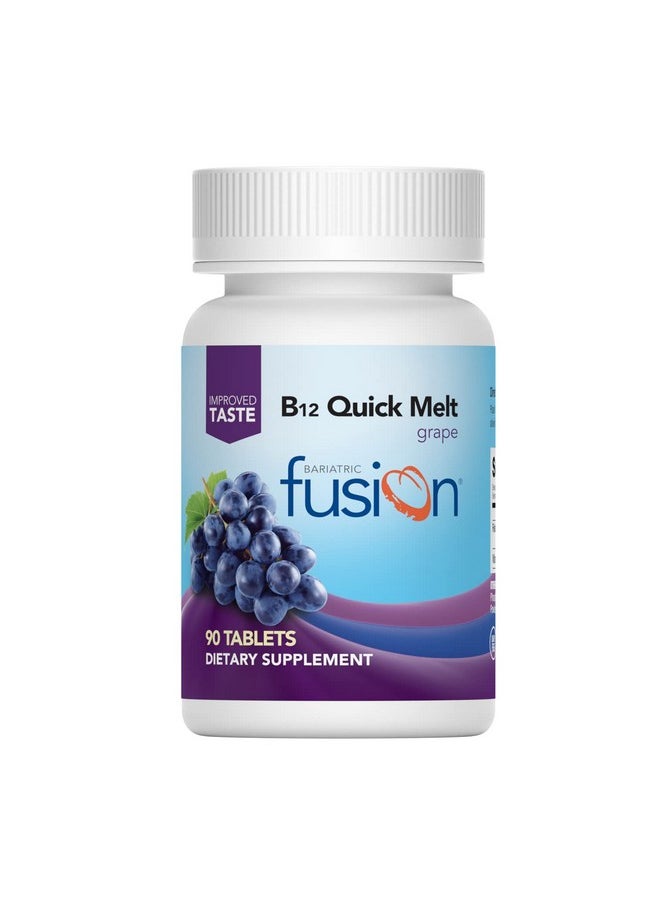 B12 Vitamin Quick Melt; Grape Flavored Tablets; Dissolves On Your Tongue; Post Bariatric Surgery Patients; Gluten Dairy & Soy Free; 90 Count - pzsku/Z890C294CA35BC042CDA4Z/45/_/1695134320/c85381c8-e98b-4226-b4df-d85b7954c304