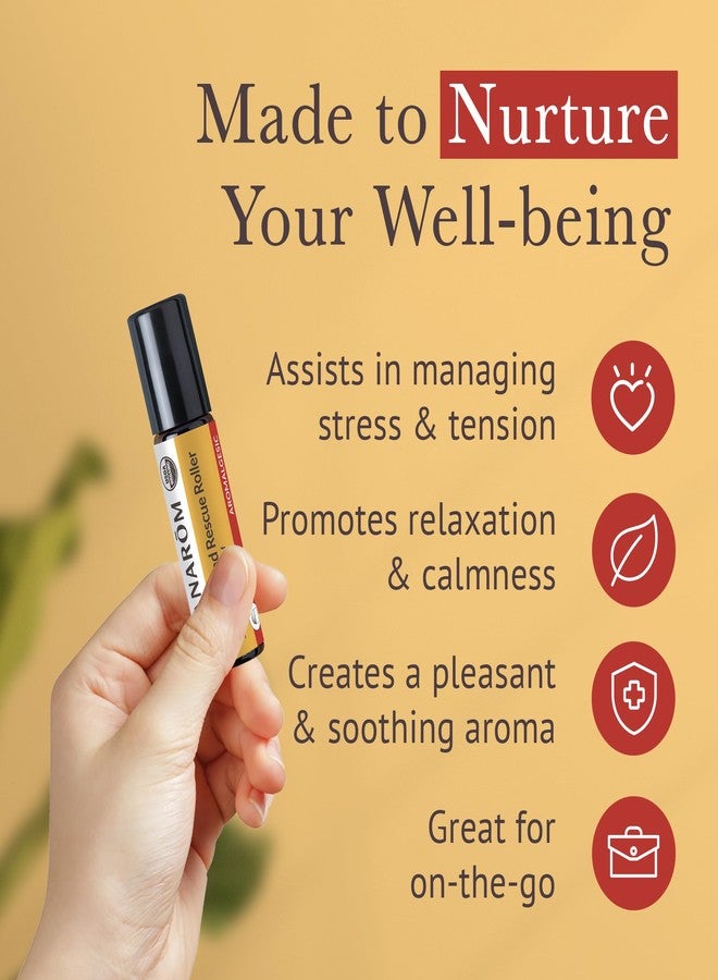 Pranarom - Heavy Head Rescue Roller 8ml - Aromatherapy with Essential Oils - Organic Blend for Tension - Warming & Cooling Effects - Easy Roll-On Application - Image 4